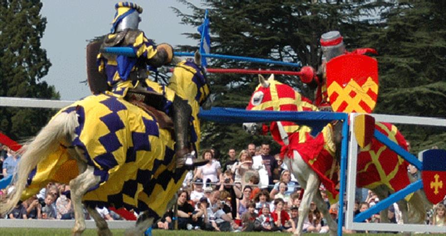 Jousting at Blenheim Palace, Oxfordshire 