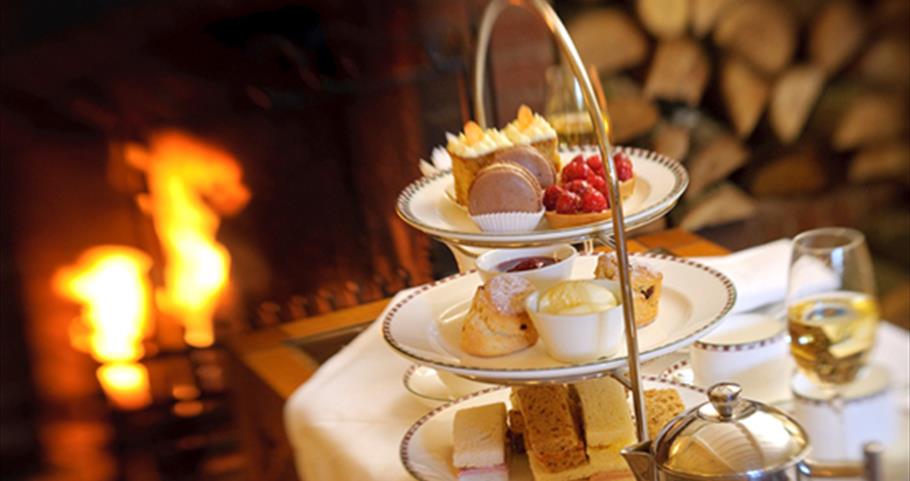 Afternoon tea at Montagu Arms, Beaulieu 