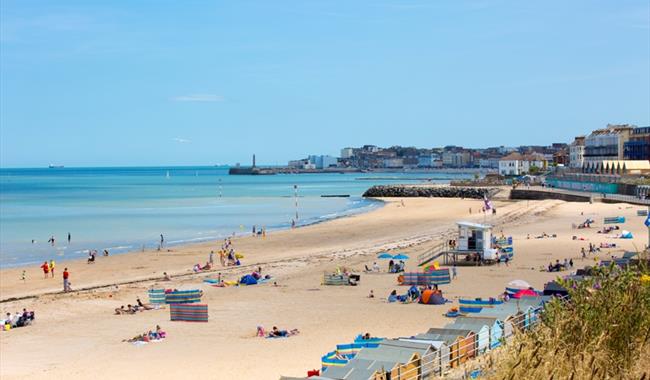 Westbrook Bay Beach In Margate Thanet Visit South