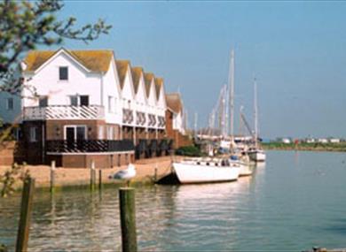 Idyllic private quayside location at foot of the Rye Citadel.