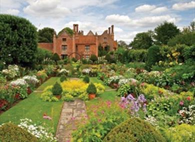 The beautiful gardens at Chenies Manor House