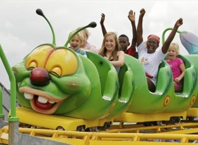 Caterpillar ride at Harbour Park
