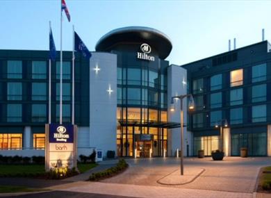 Exterior of Hilton Reading