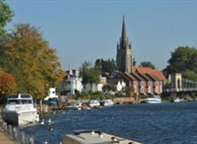Tow Path at Marlow by Dave Marriot
