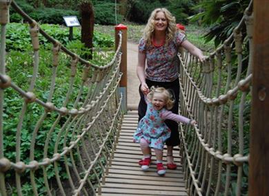 Wobbly bridge