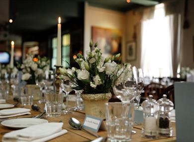 restaurant table