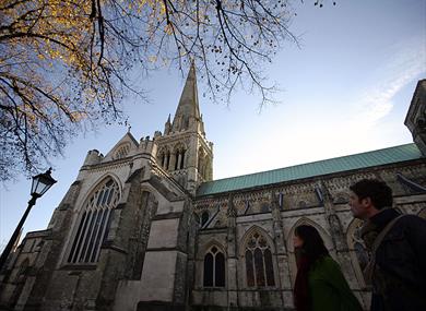 Chichester Cathedral in Chichester, West Sussex