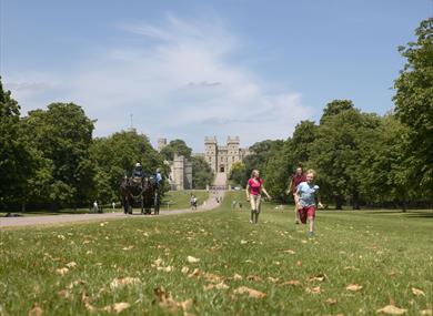 View of Windsor Castle from Windsor Great Park