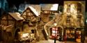 Photo of courtyard at Dickens World