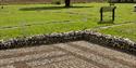 Rockbourne Roman Villa mosaic & tree