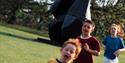 Children playing in Woking, Surrey