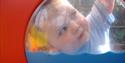 Zachary in play area
