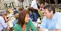 Cafe & The Royal Pavilion in Brighton, East Sussex