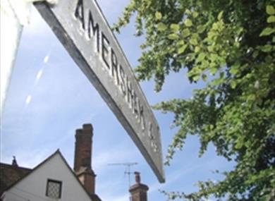 Amersham Road Sign, Bucks