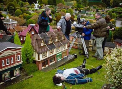 Filming Midsomer Murders at Bekonscot, Bucks