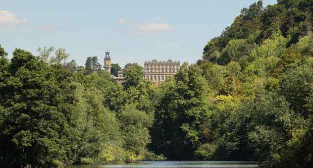 Cliveden overlooking the River Thames in Taplow, Maidenhead