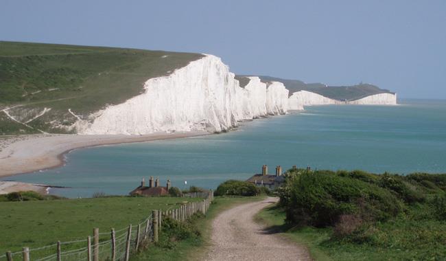 Best views of the Seven  Sisters  Towns Villages in East  